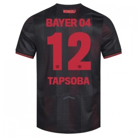 Bayer 04 Leverkusen Edmond Tapsoba 12 Thuisshirt 2025-26